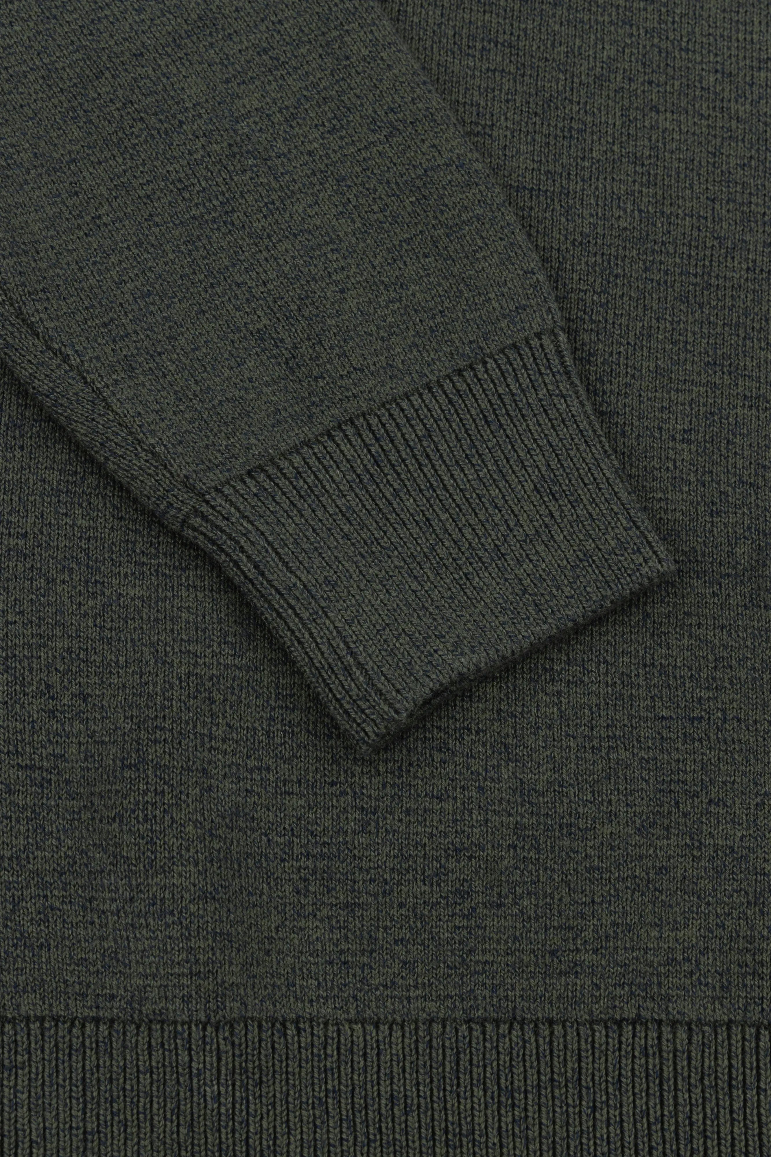 J Jimmy Quarter Zip - Khaki Navy - Wear London