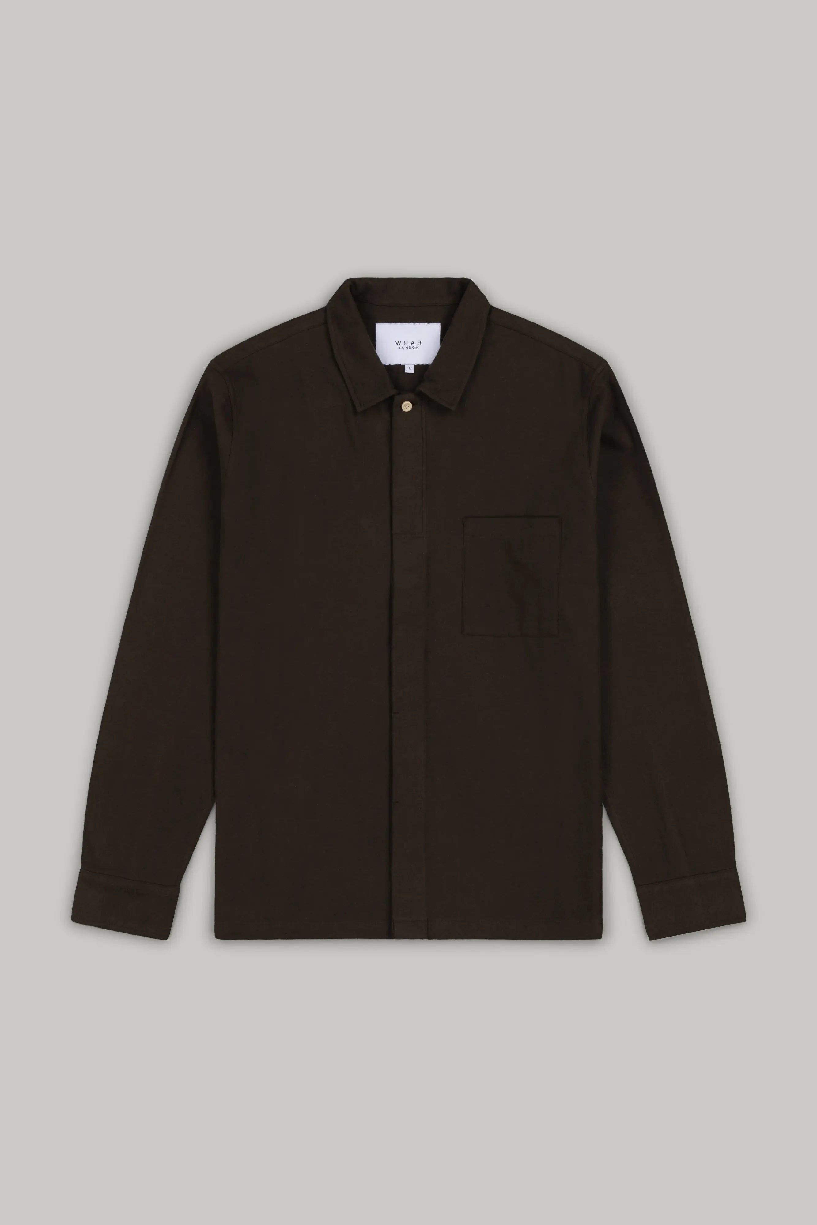 J Treng Shirt  Dark Khaki - Wear London