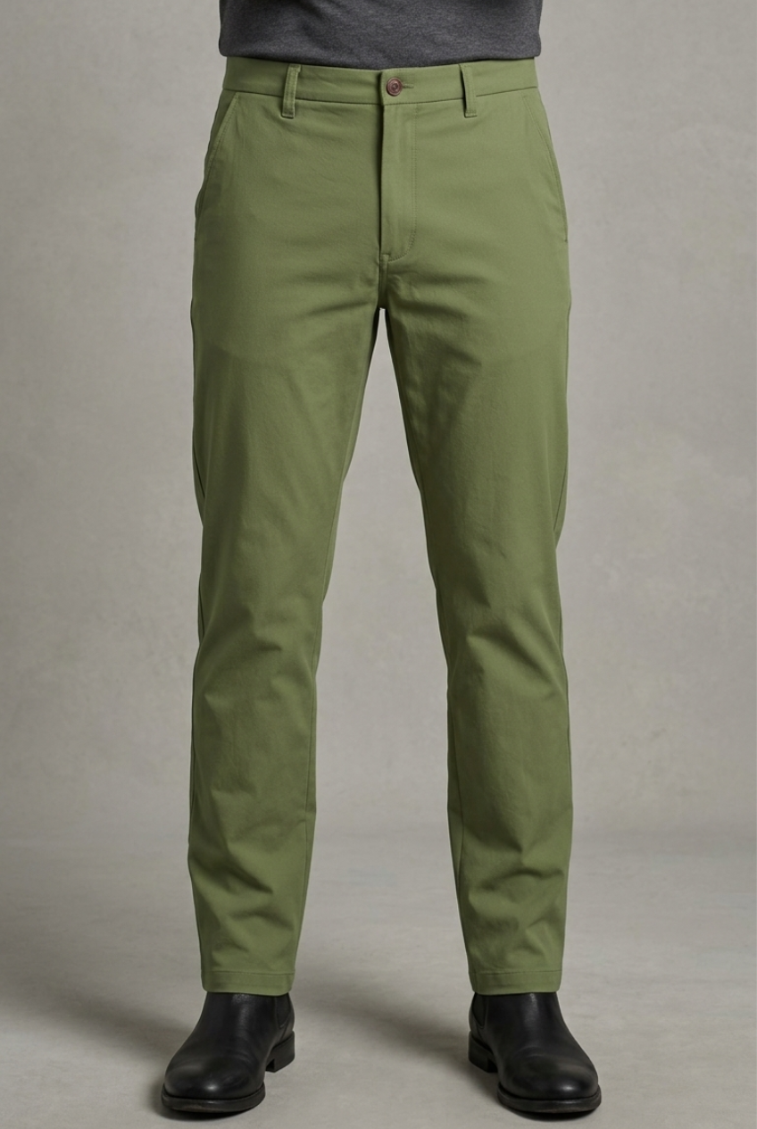 Wentworth Trouser - Olive Superflex - Wear London