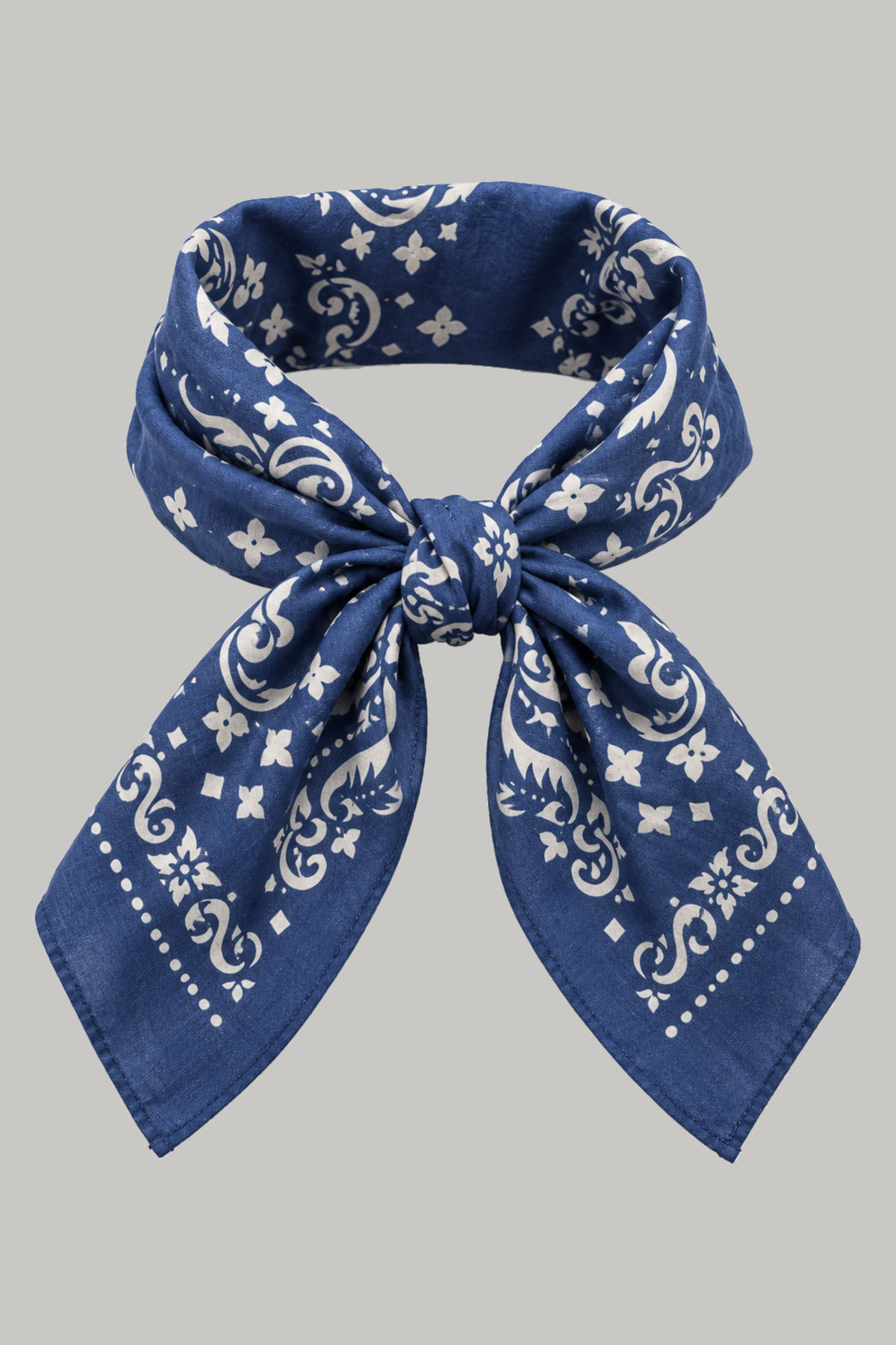 Bandana - Navy Ecru - Wear London