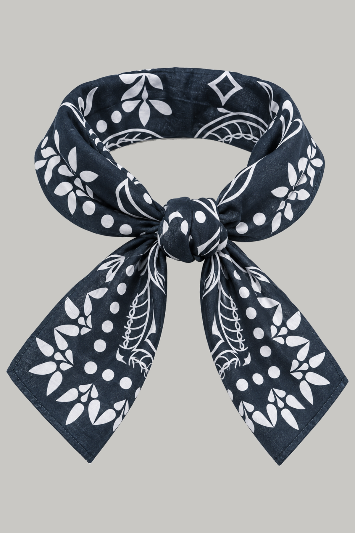 Bandana - Black Ecru - Wear London