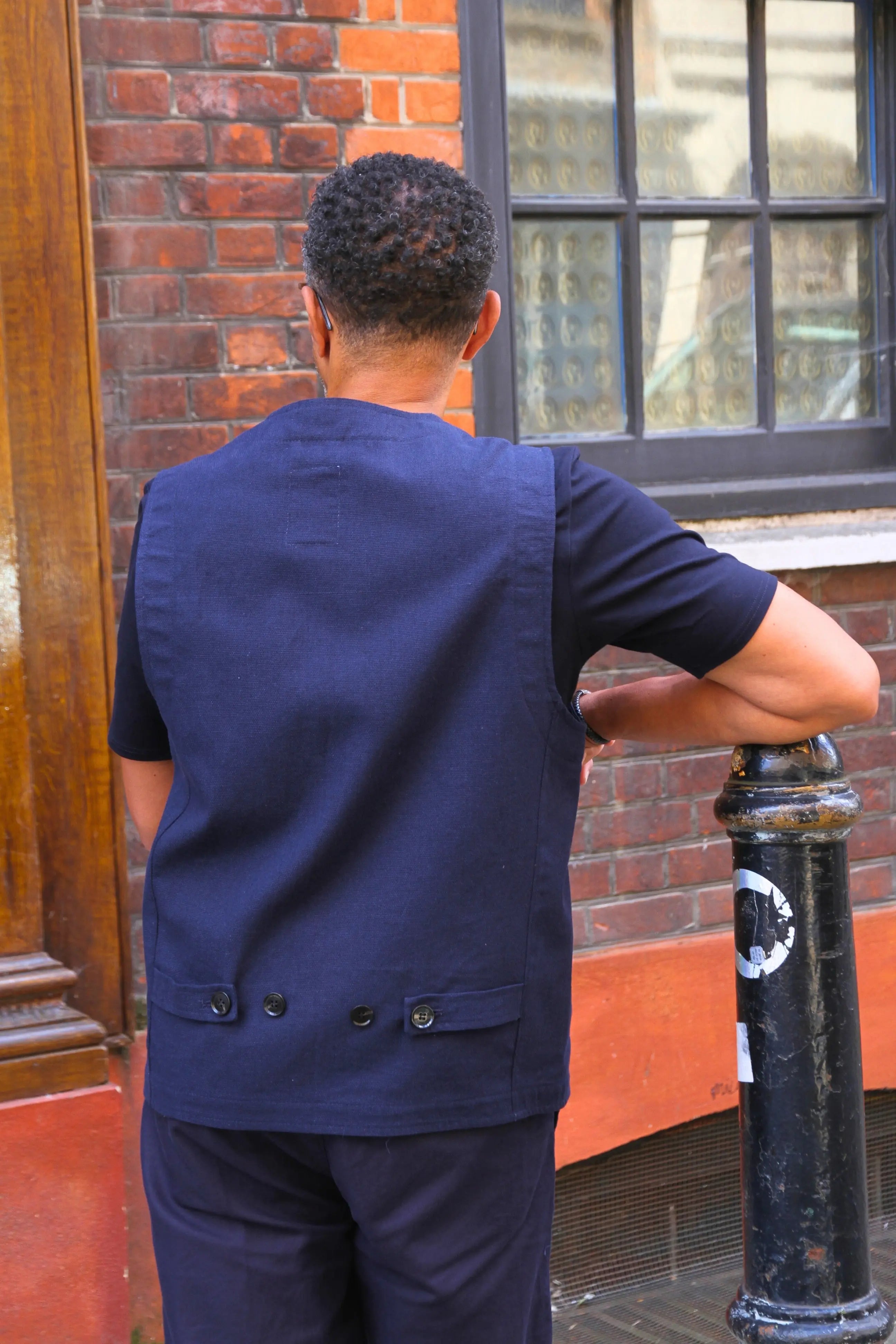 Orlando Waistcoat - Dark Navy - Wear London