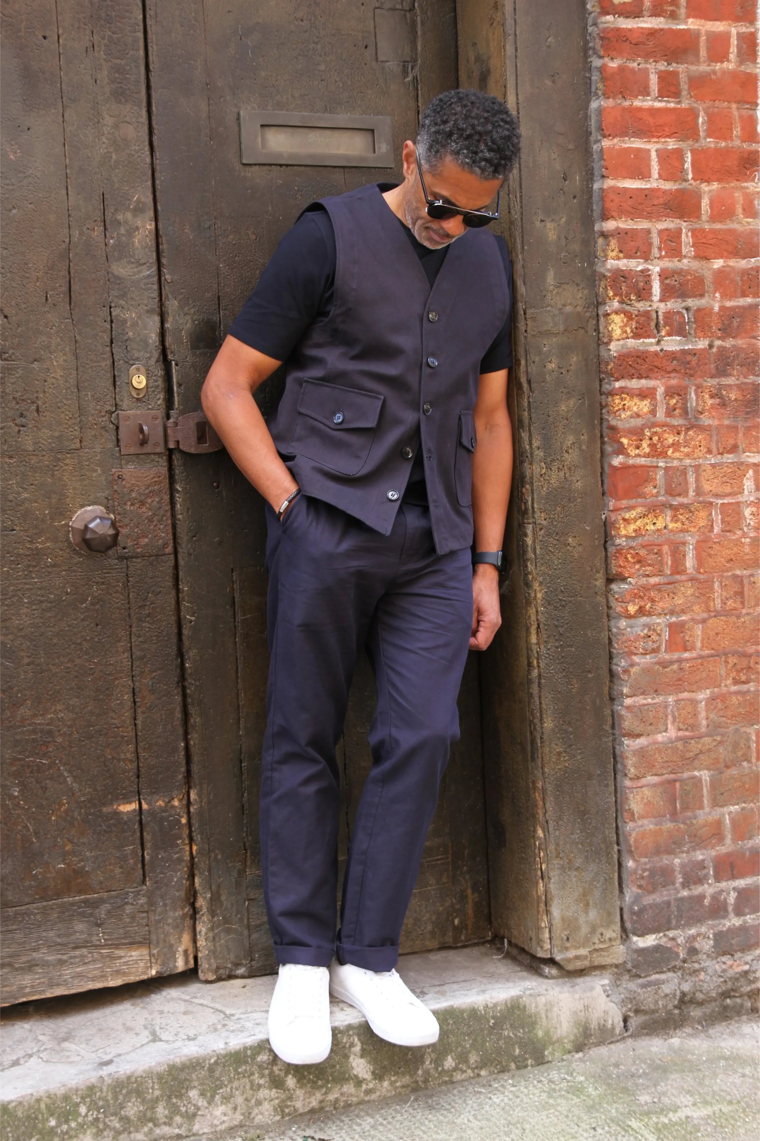 Orlando Waistcoat - Navy Midnight - Wear London