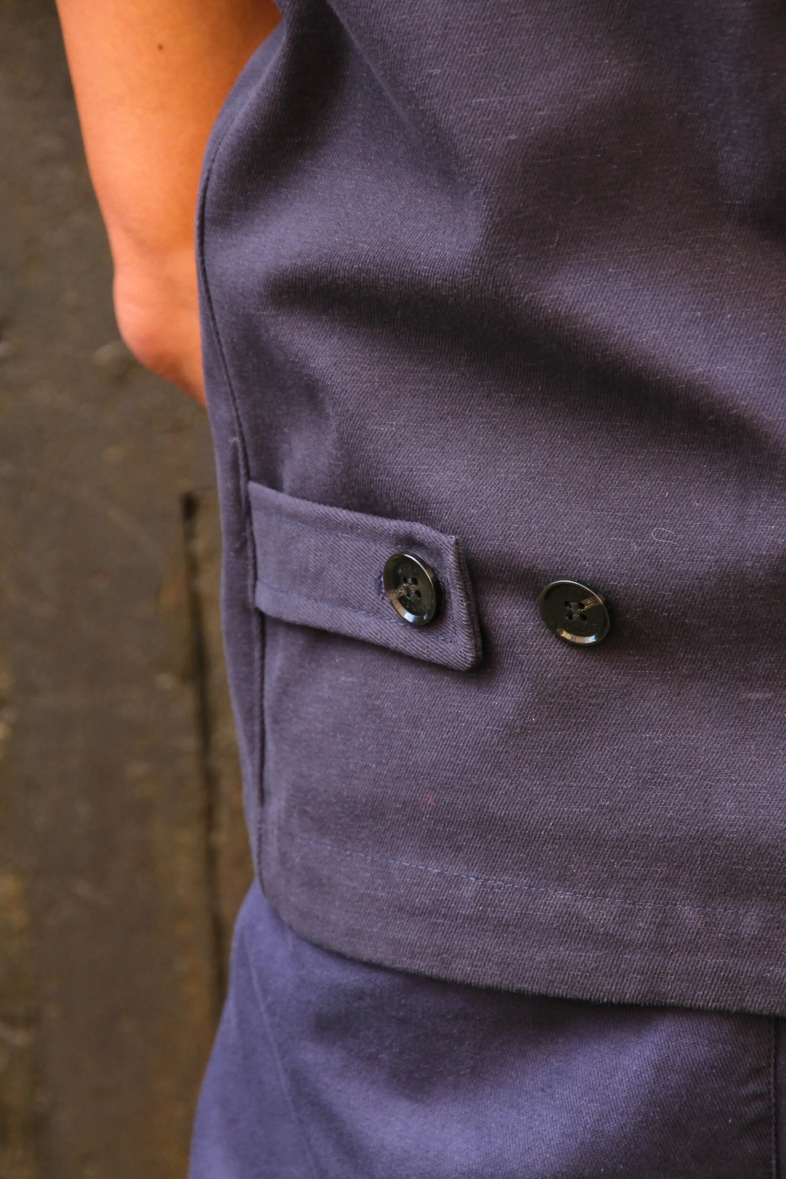 Orlando Waistcoat - Navy Midnight - Wear London