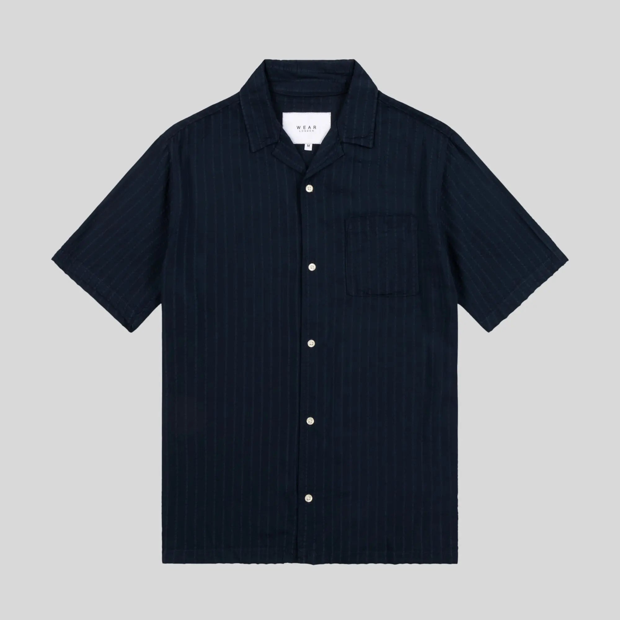 Parmer - Short Sleeve Shirt - Dark Navy - Wear London