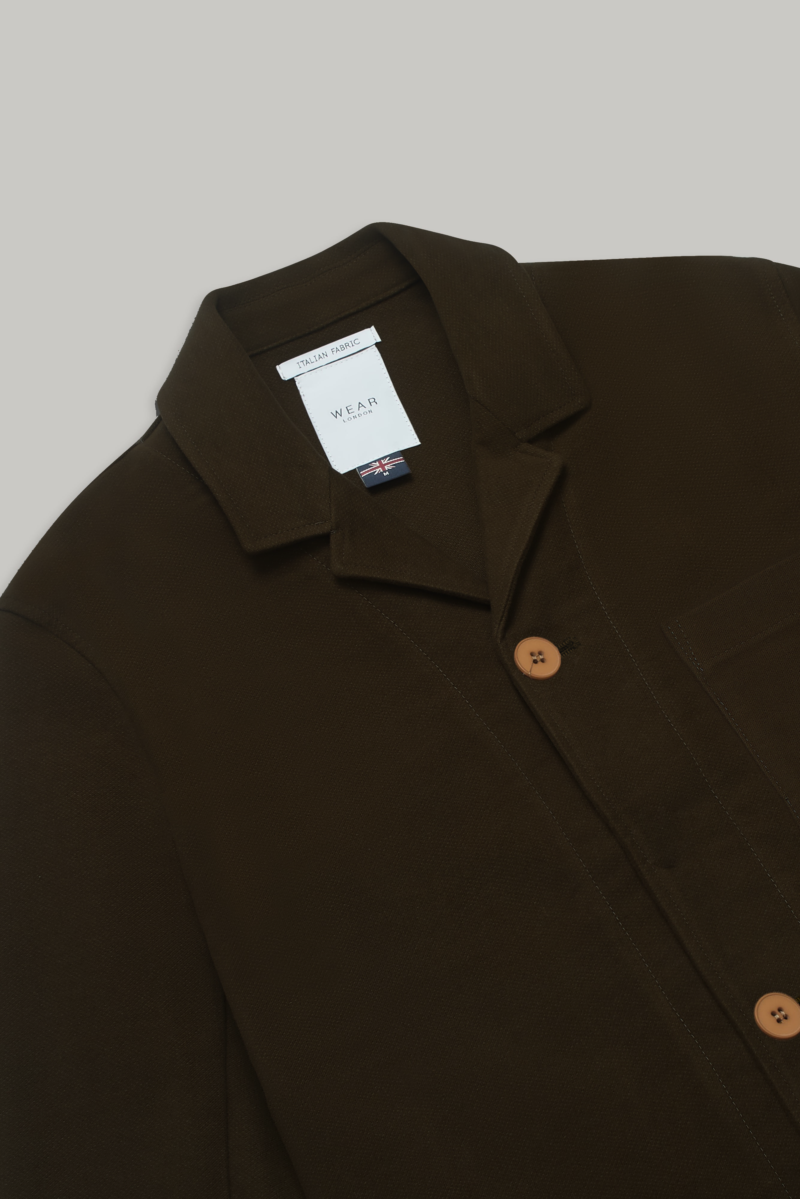 The Pearlman Casual Blazer - Chocolate Moleskin - Wear London