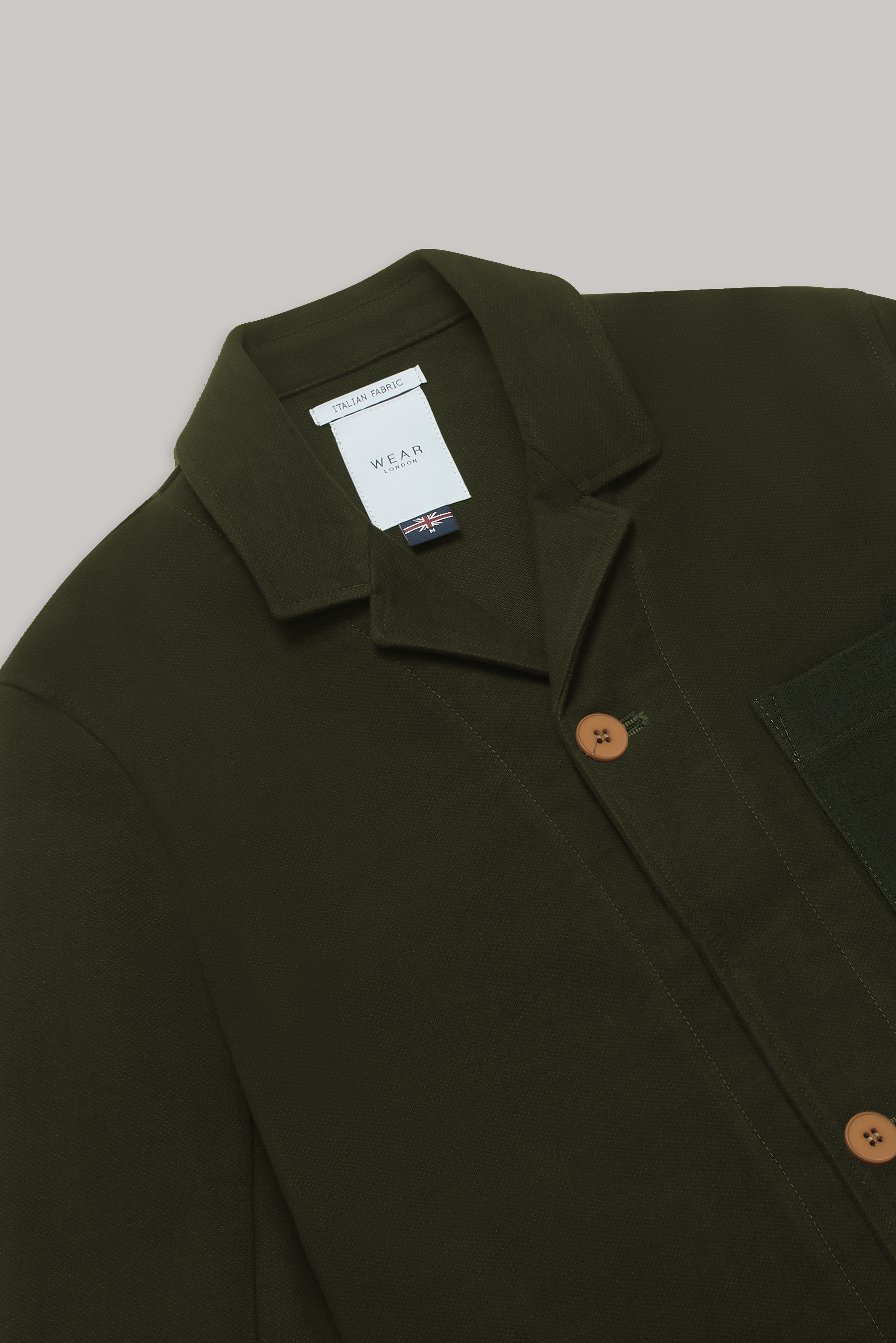 The Pearlman Casual Blazer - Olive Moleskin - Wear London
