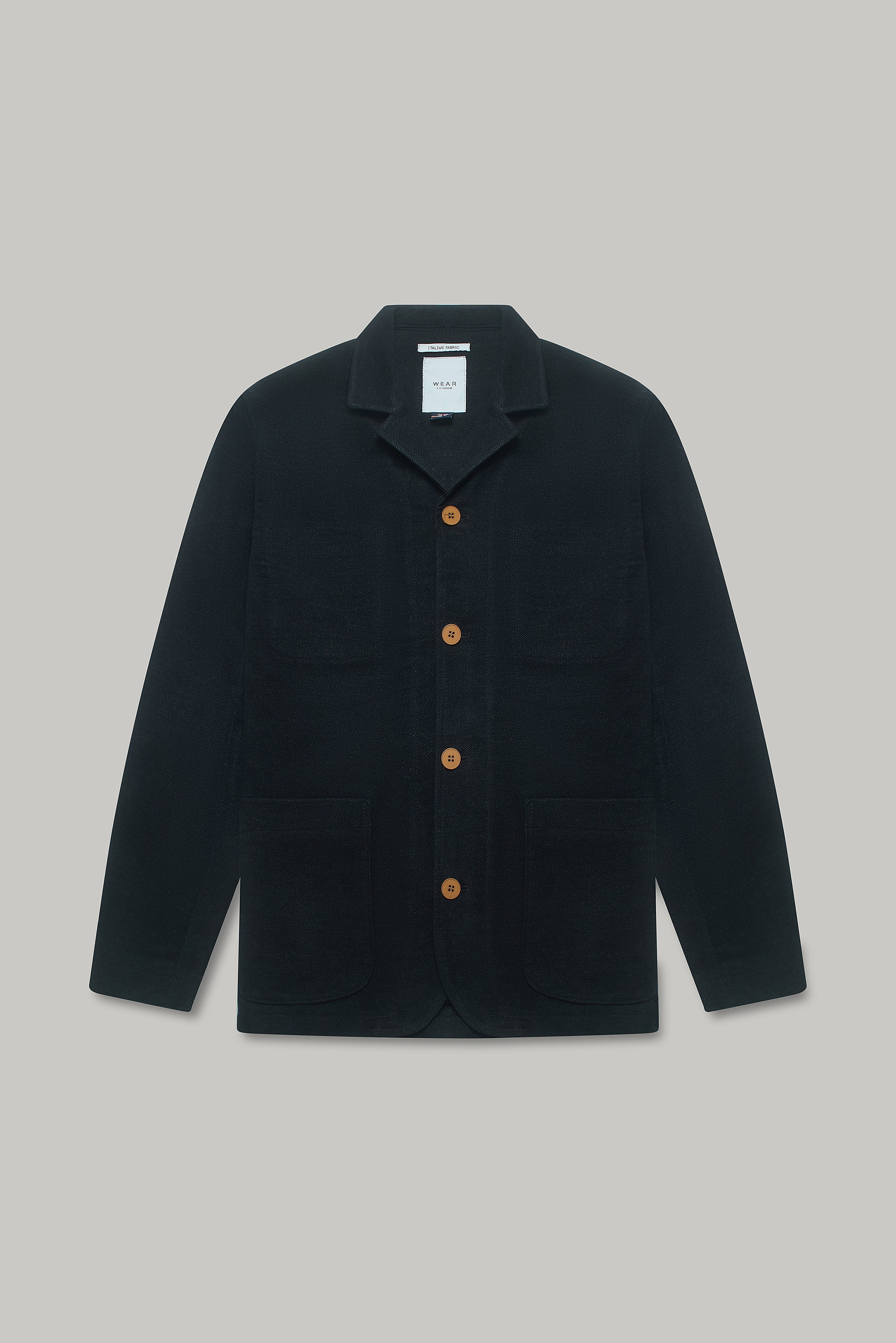 Tuxford Casual Blazer - Navy Pindot Moleskin - Wear London