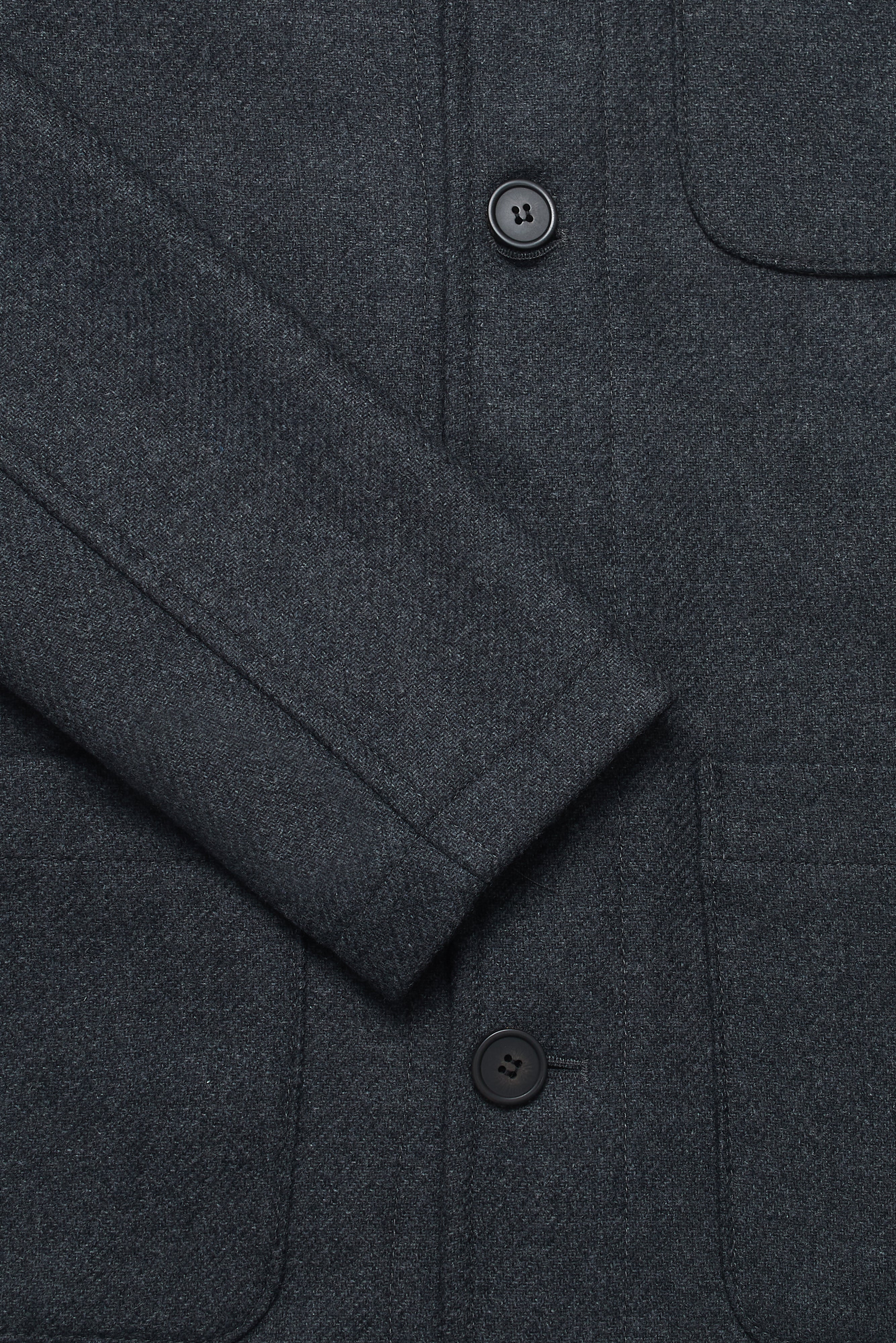 Chiltern Shacket Sleeve Lining - Birbo Twill Grey - Wear London