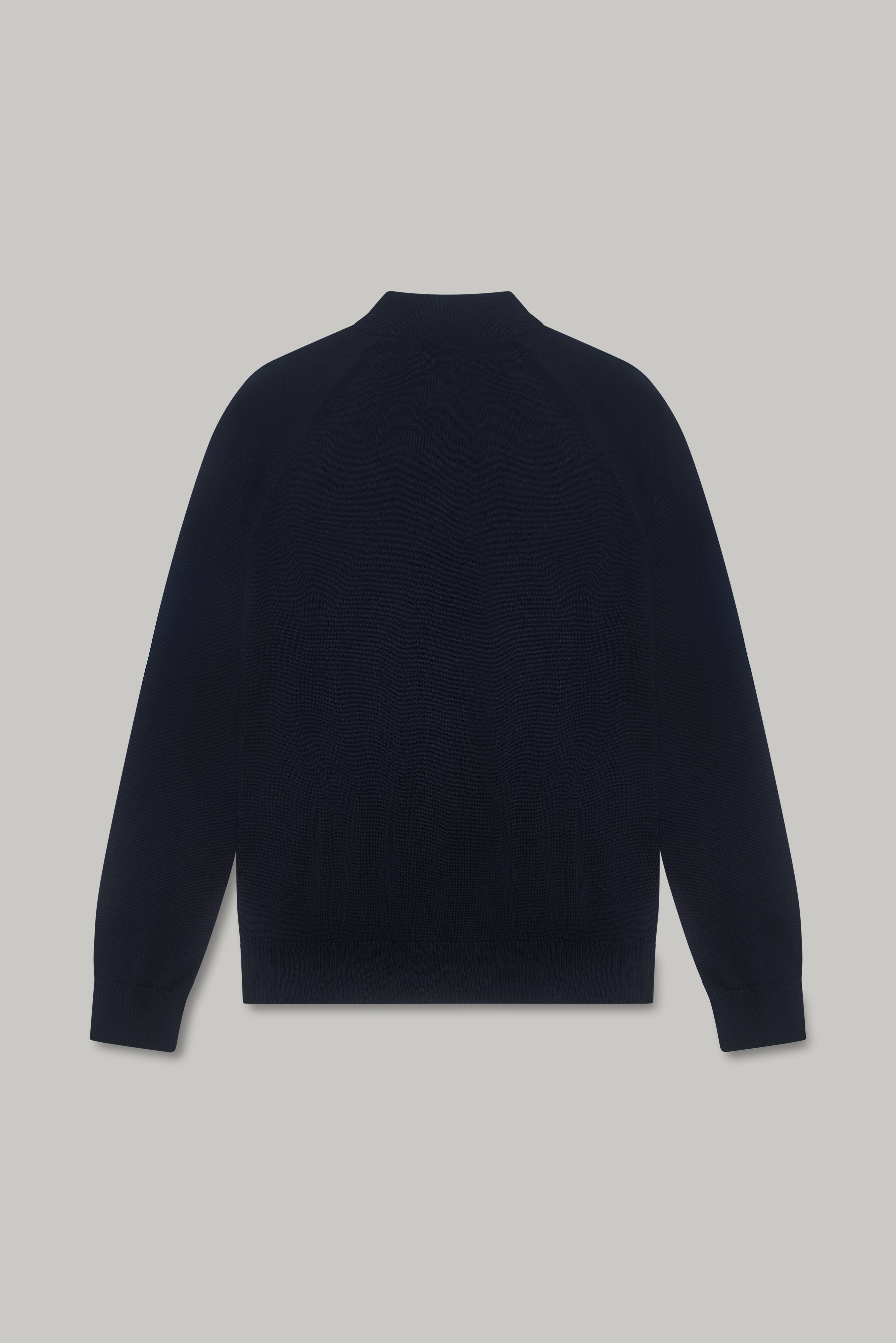 Alfie - Knitwear - Quarter Zip - Navy - Wear London