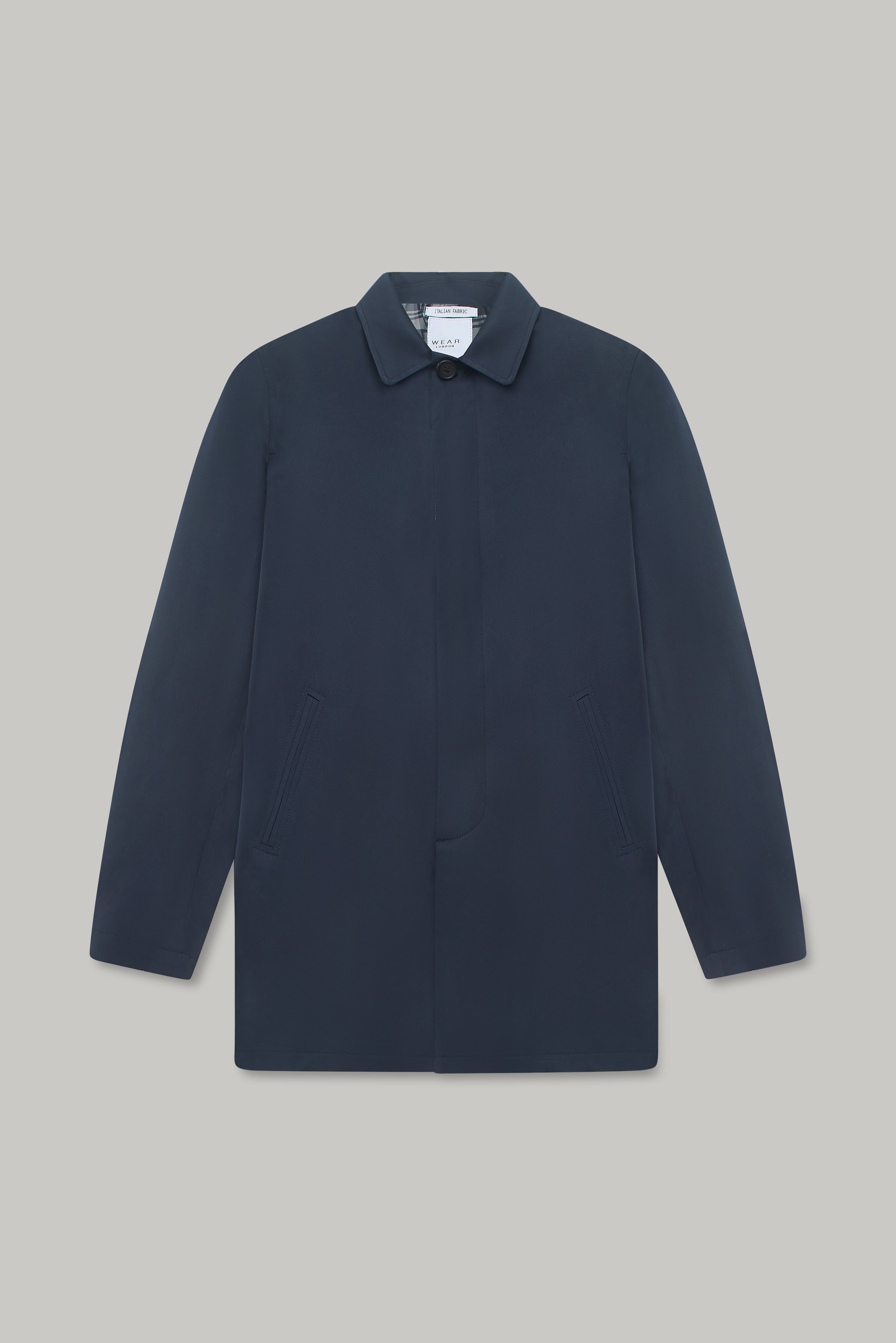 London Rain Mac - Navy Blue - Wear London