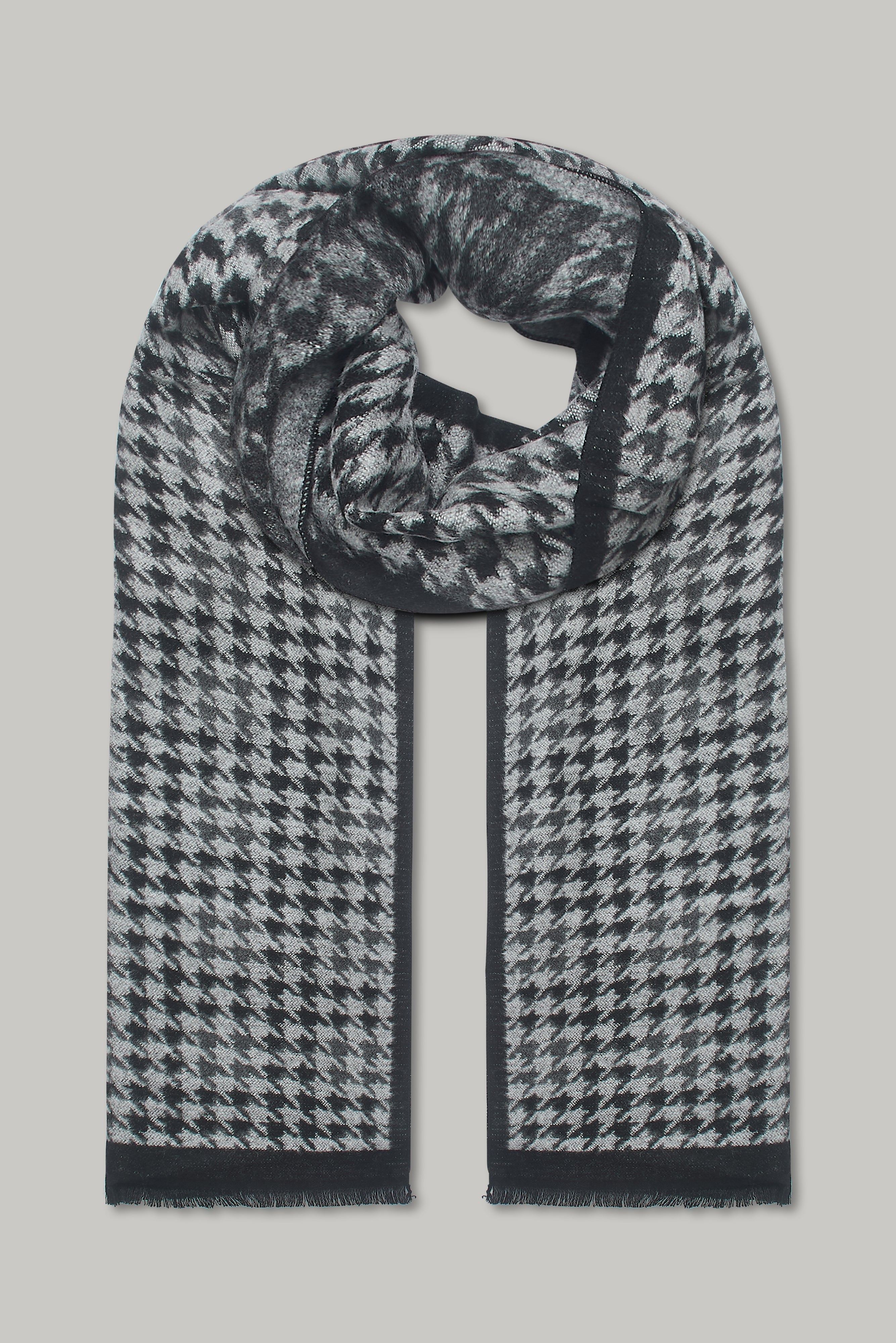 Scarf - Dogtooth Black - Wear London