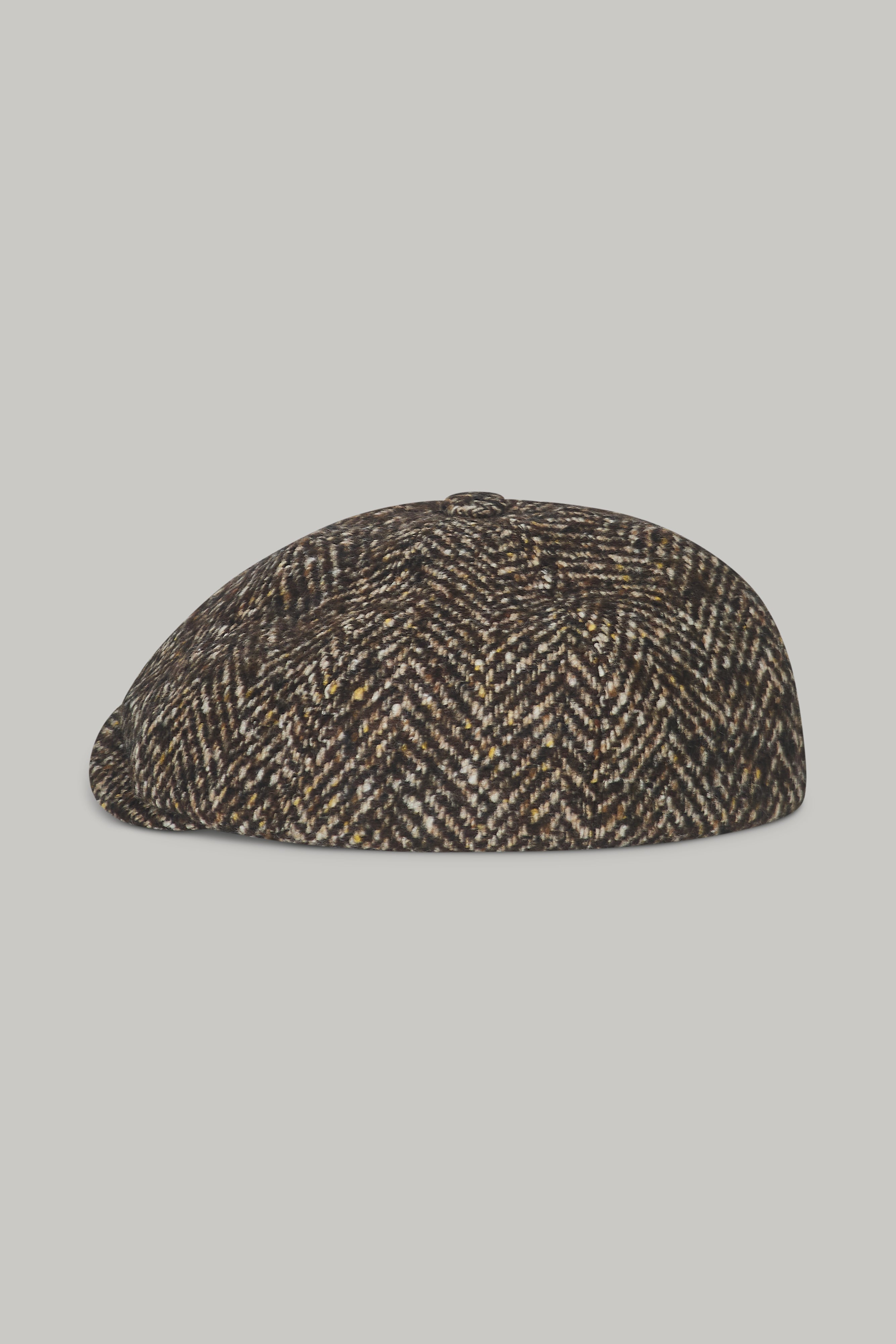 Baker Boy Hat - Brown Herringbone - Wear London