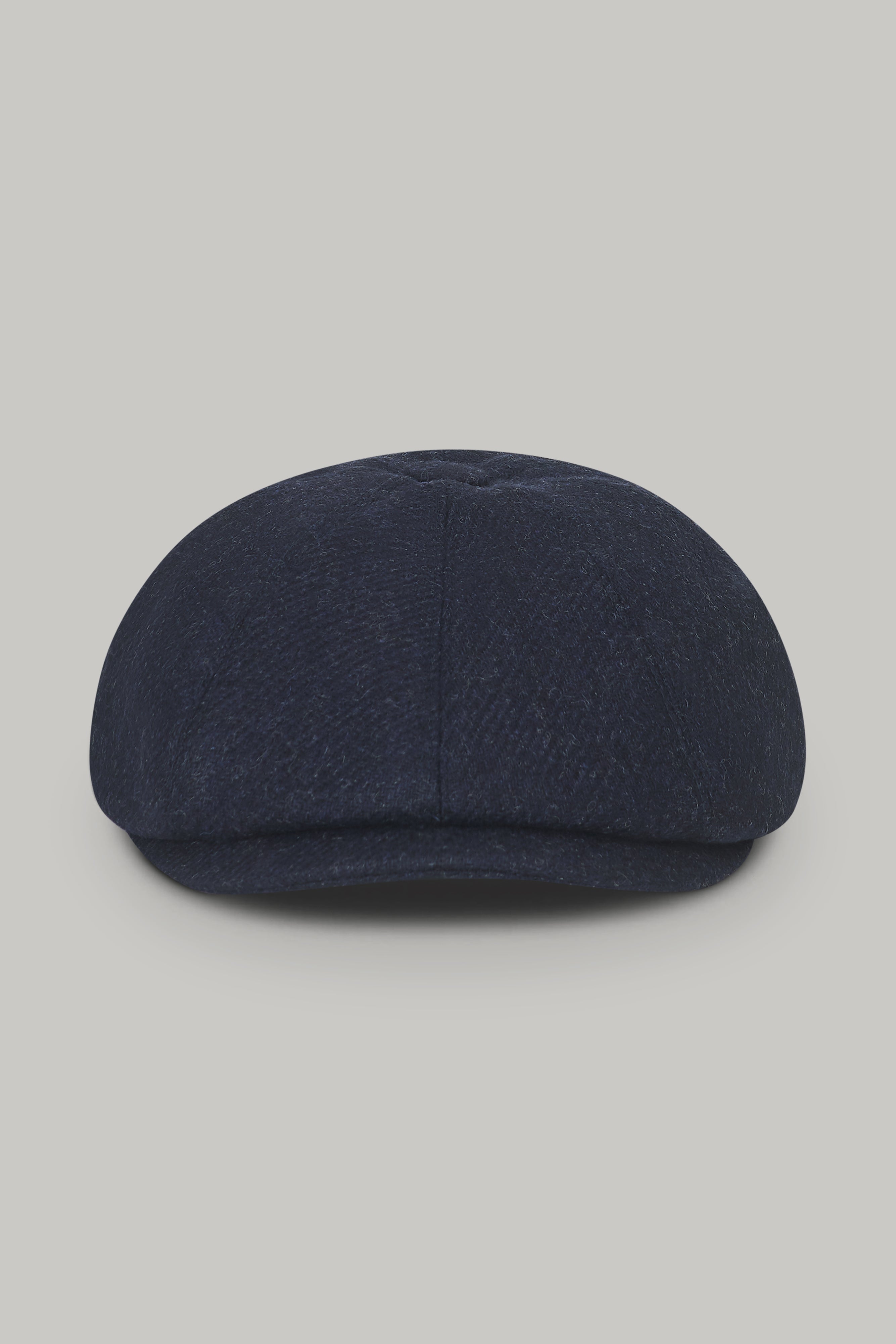 Baker Boy Hat - Plain Navy 100% Wool - Wear London