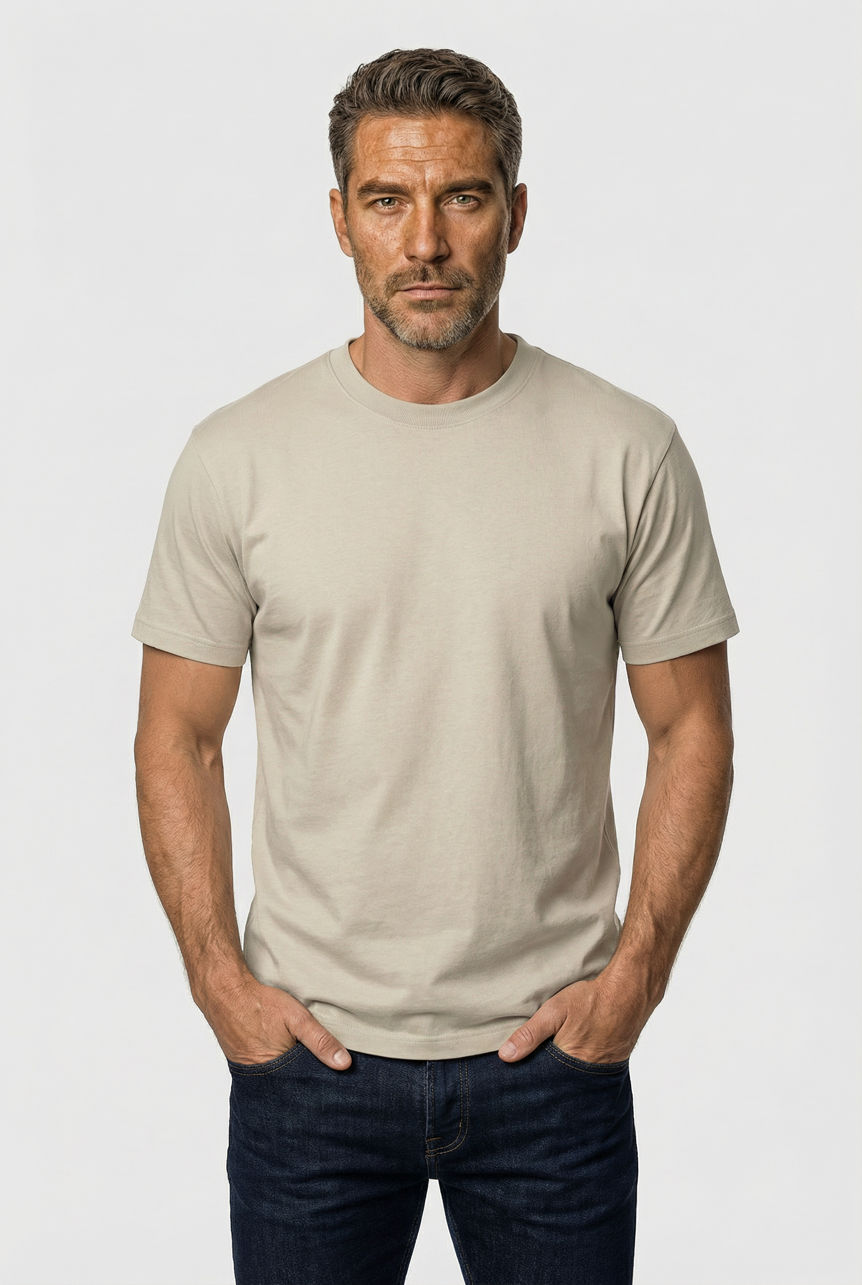 Dalston - T-Shirt Non Peach - Stone - Wear London