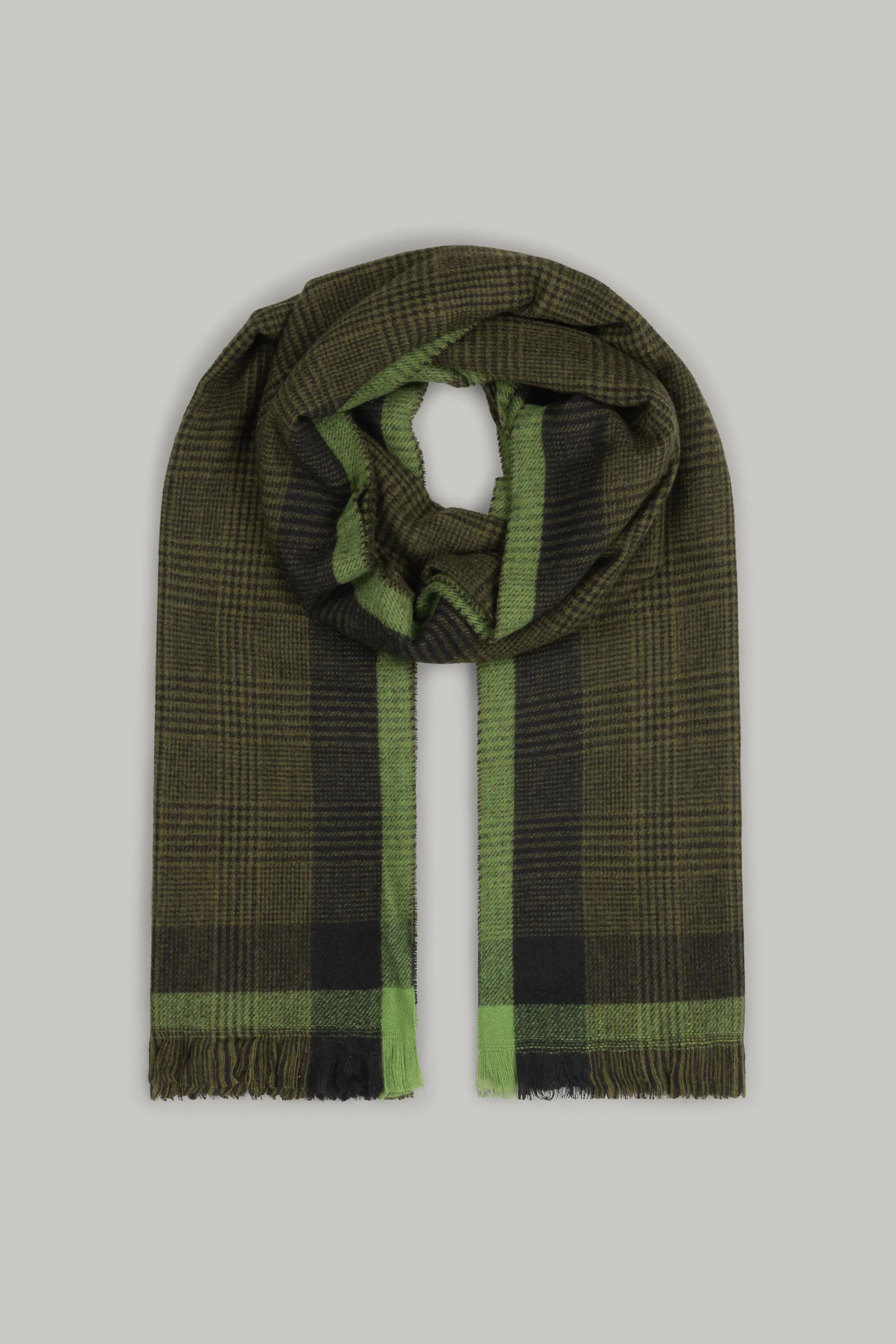 Scarf 24958119 – Pow Trim – Olive - Wear London