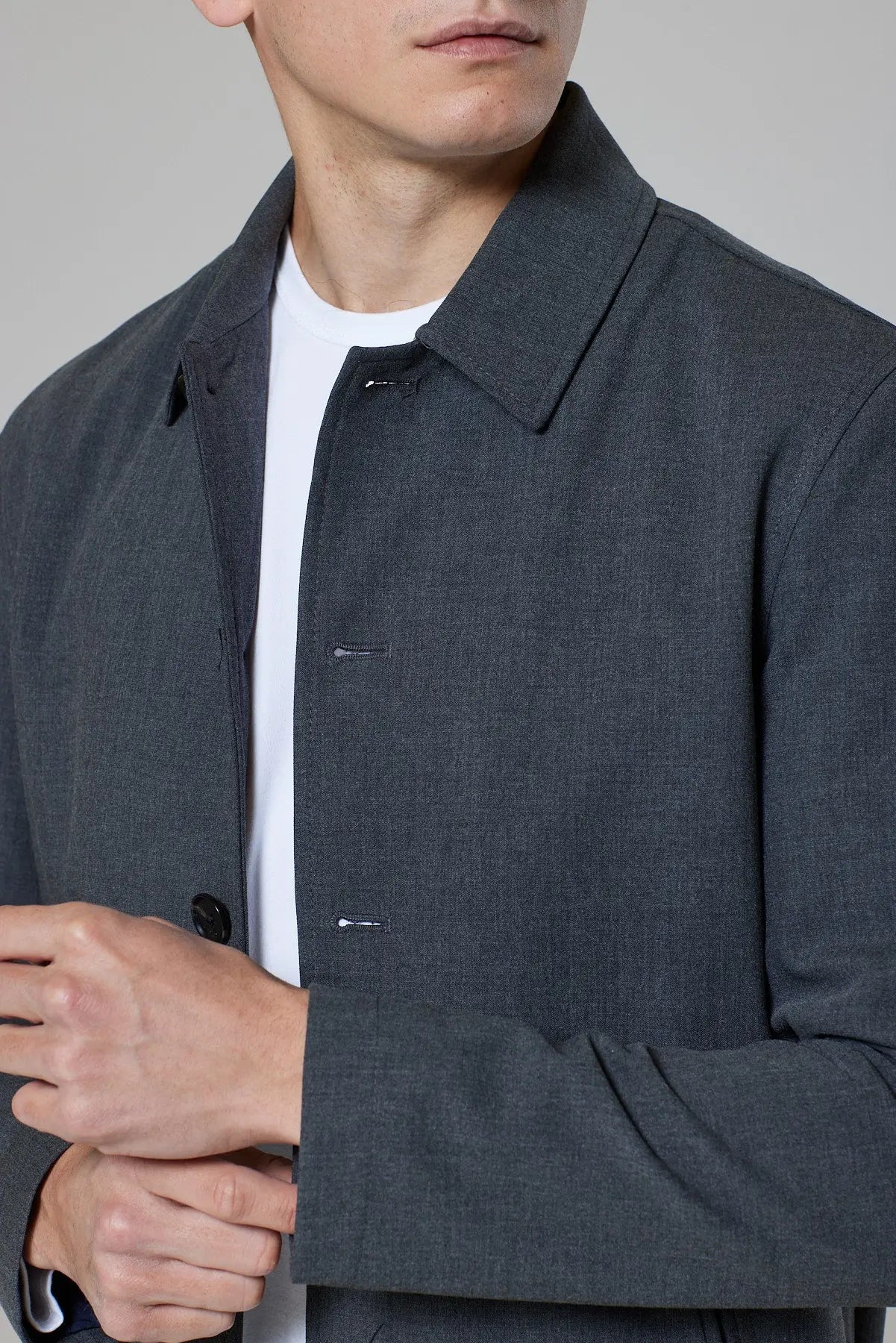 Buy Sherrat Harrington Jacket - Grey| Exclusive Outerwear