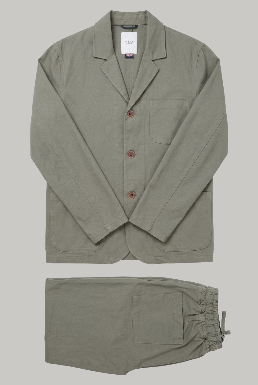 The Whitechapel - Cotton Linen Two Piece Suit - Stone - Wear London