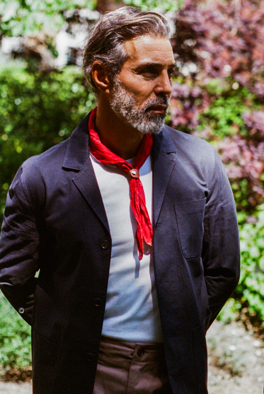 The Pearlman Casual Blazer - Navy Cotton Linen - Wear London