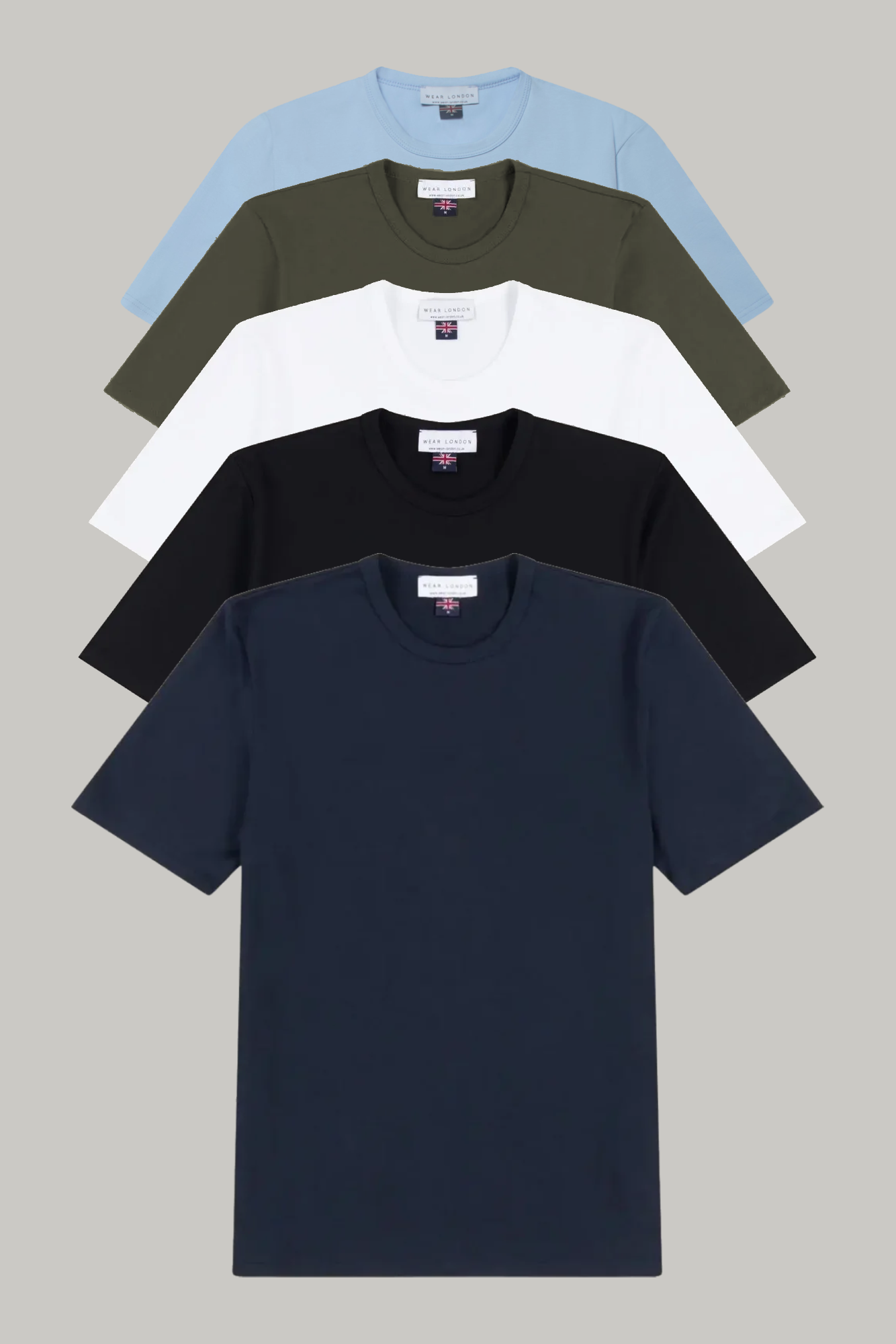 Trueman T-shirt - Regular Fit - 5 Pack - Wear London