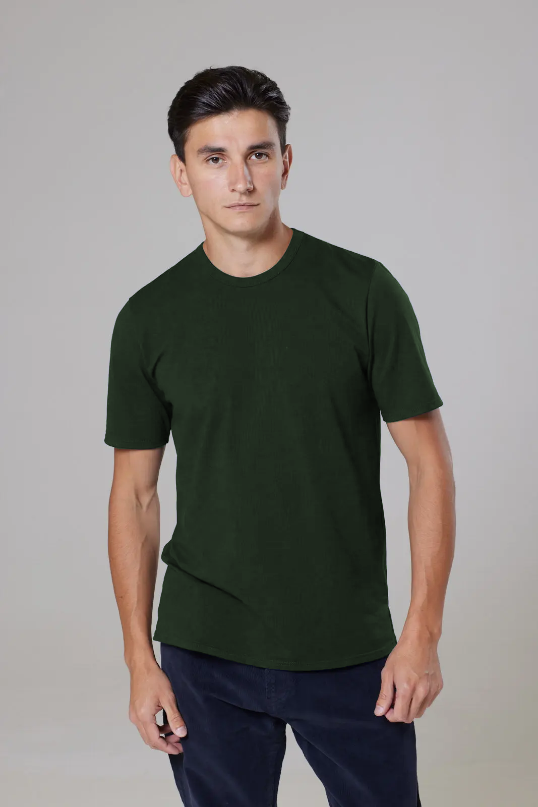 Trueman T-Shirt - Bottle Green - Wear London
