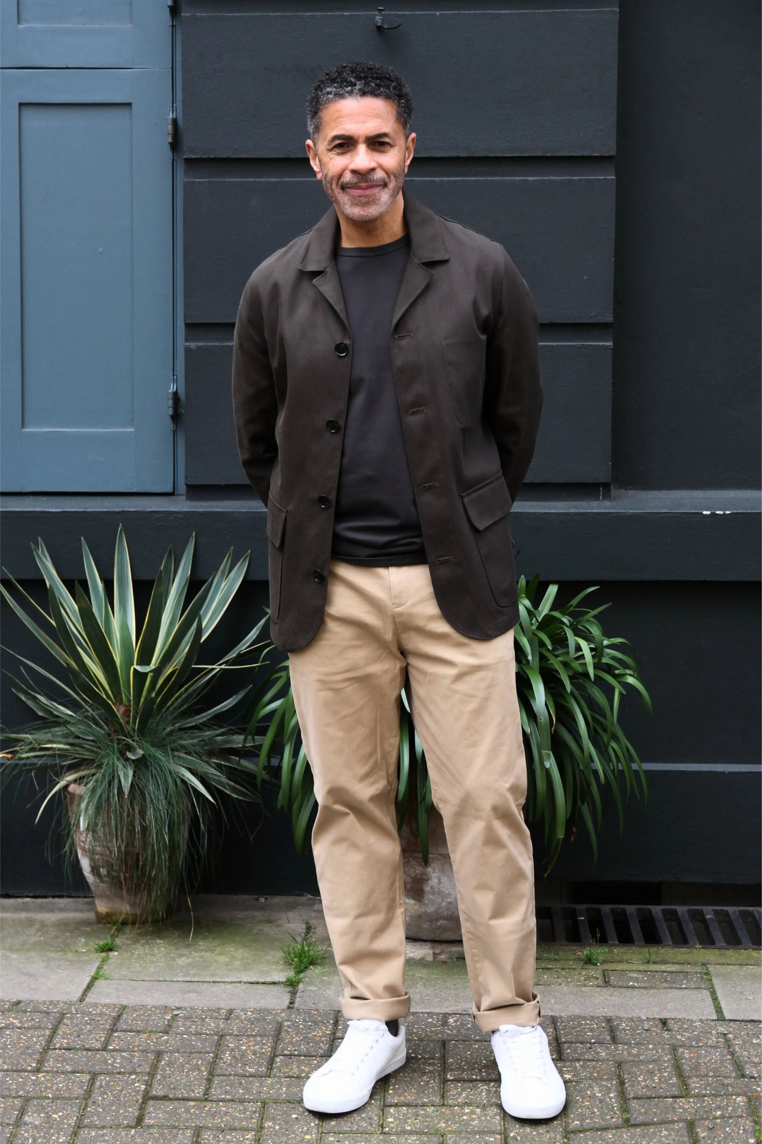 Tuxford Casual Blazer - Khaki Linen - Wear London