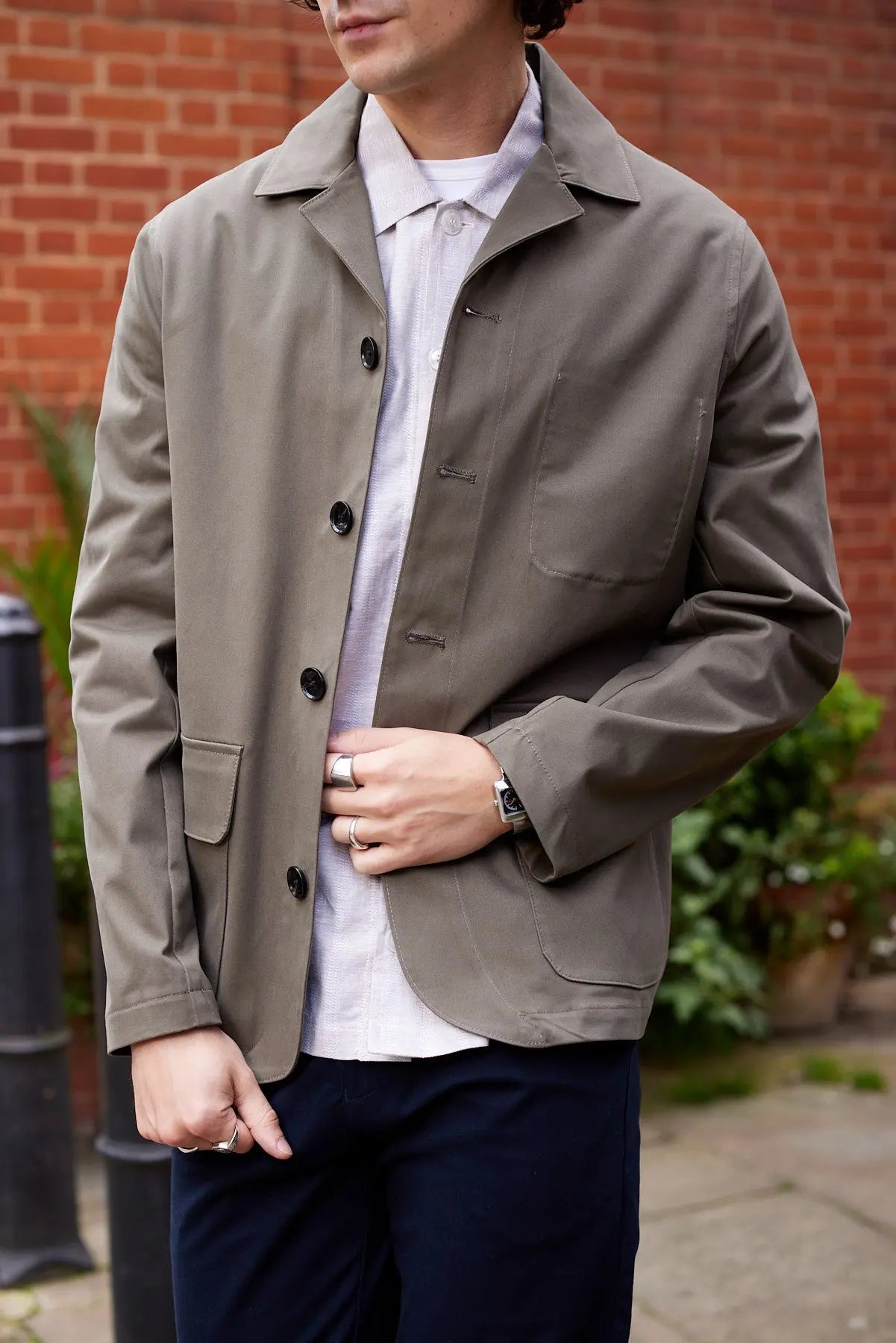 Tuxford Casual Blazer - Khaki Tinto - Wear London