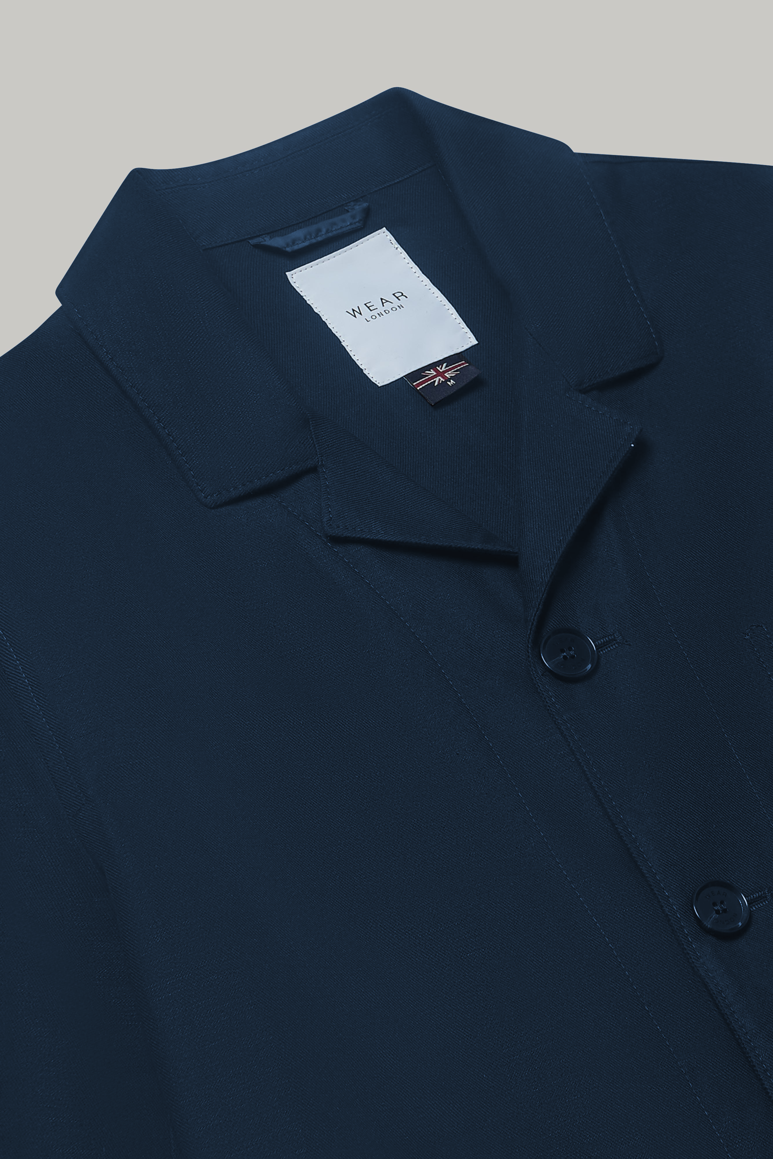 Tuxford Casual Blazer - Navy Cotton Linen - Wear London