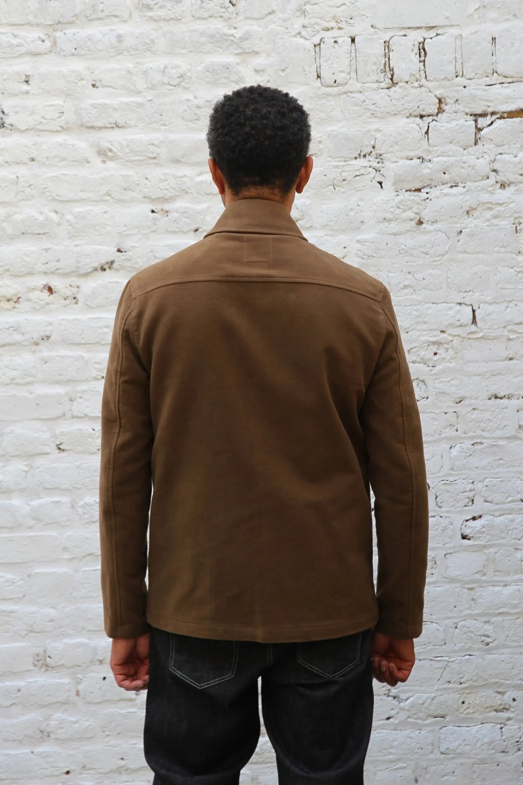 Wilkes Casual Shacket - Camel Moleskin - Wear London