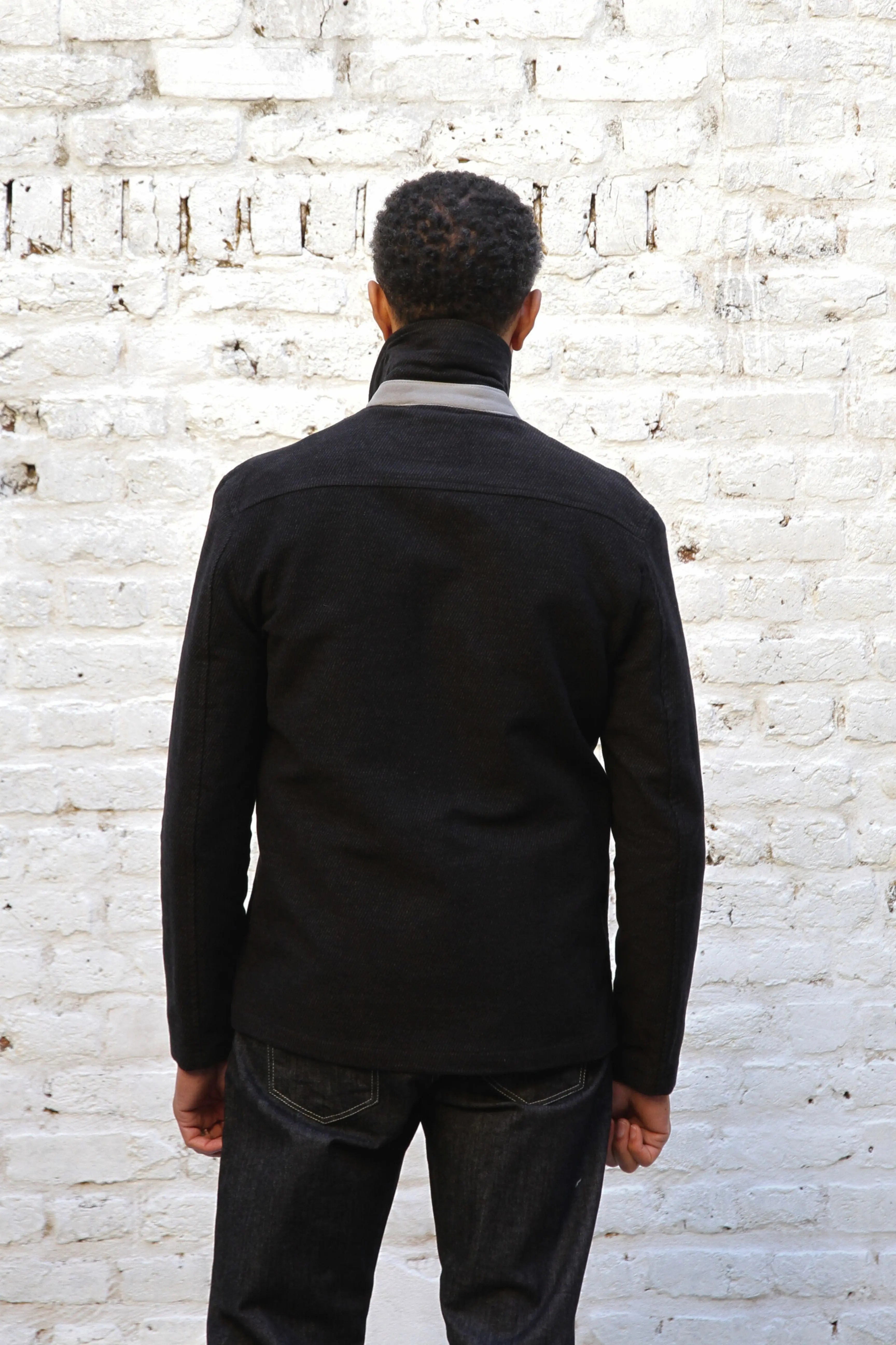 Wilkes Shacket - Charcoal Twill Moleskin - Wear London