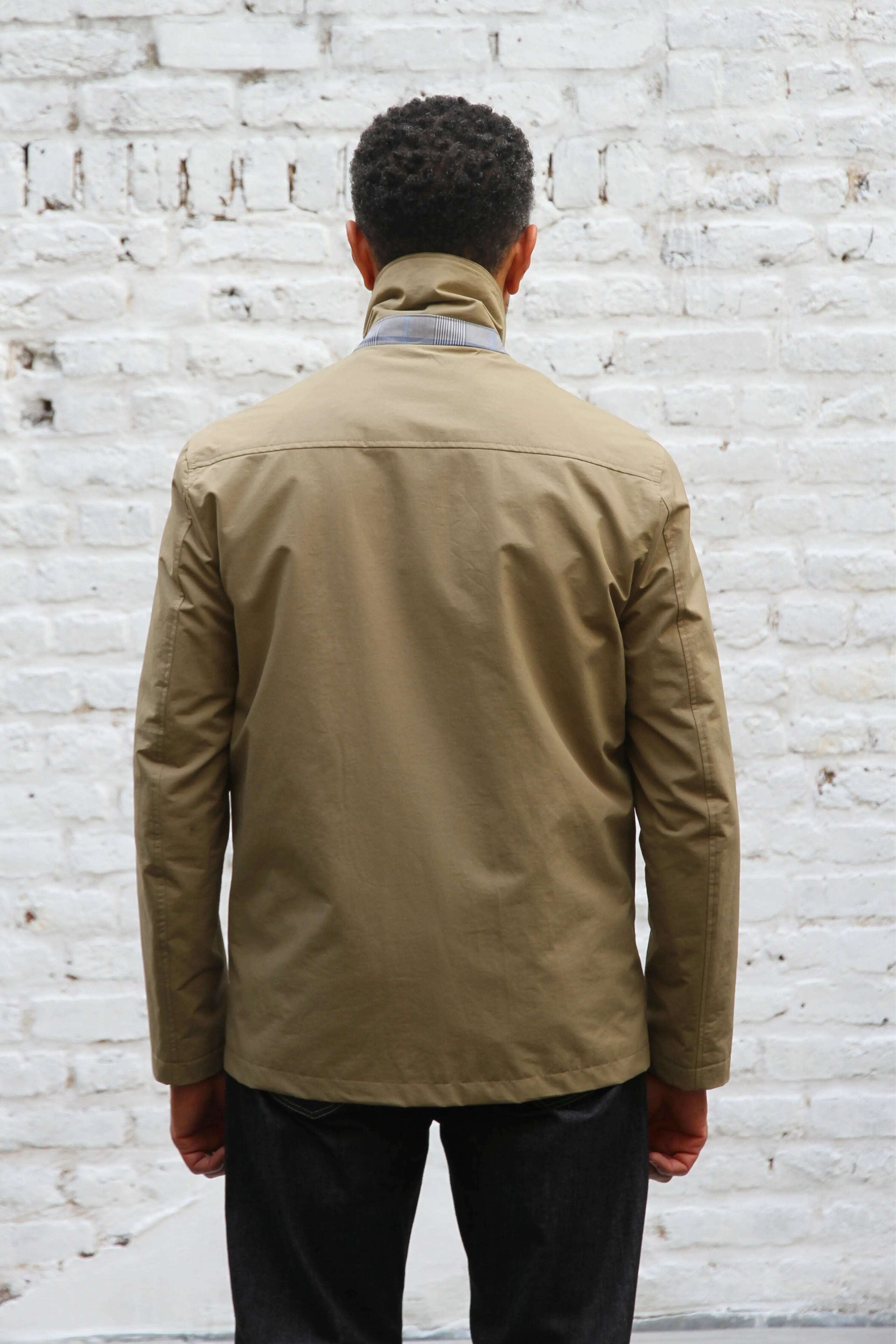 Wilkes Shacket - French Stone Cotton - Wear London