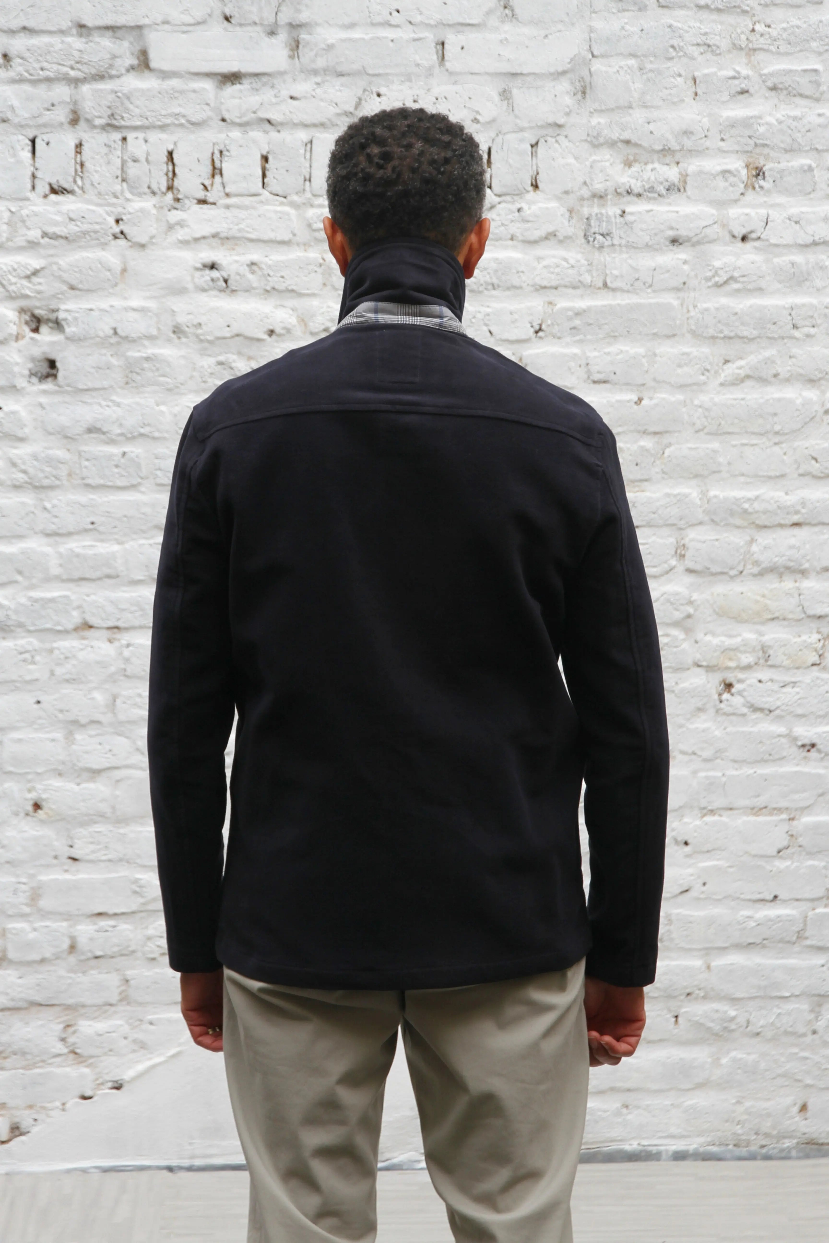 Wilkes Shacket - Navy Moleskin - Wear London