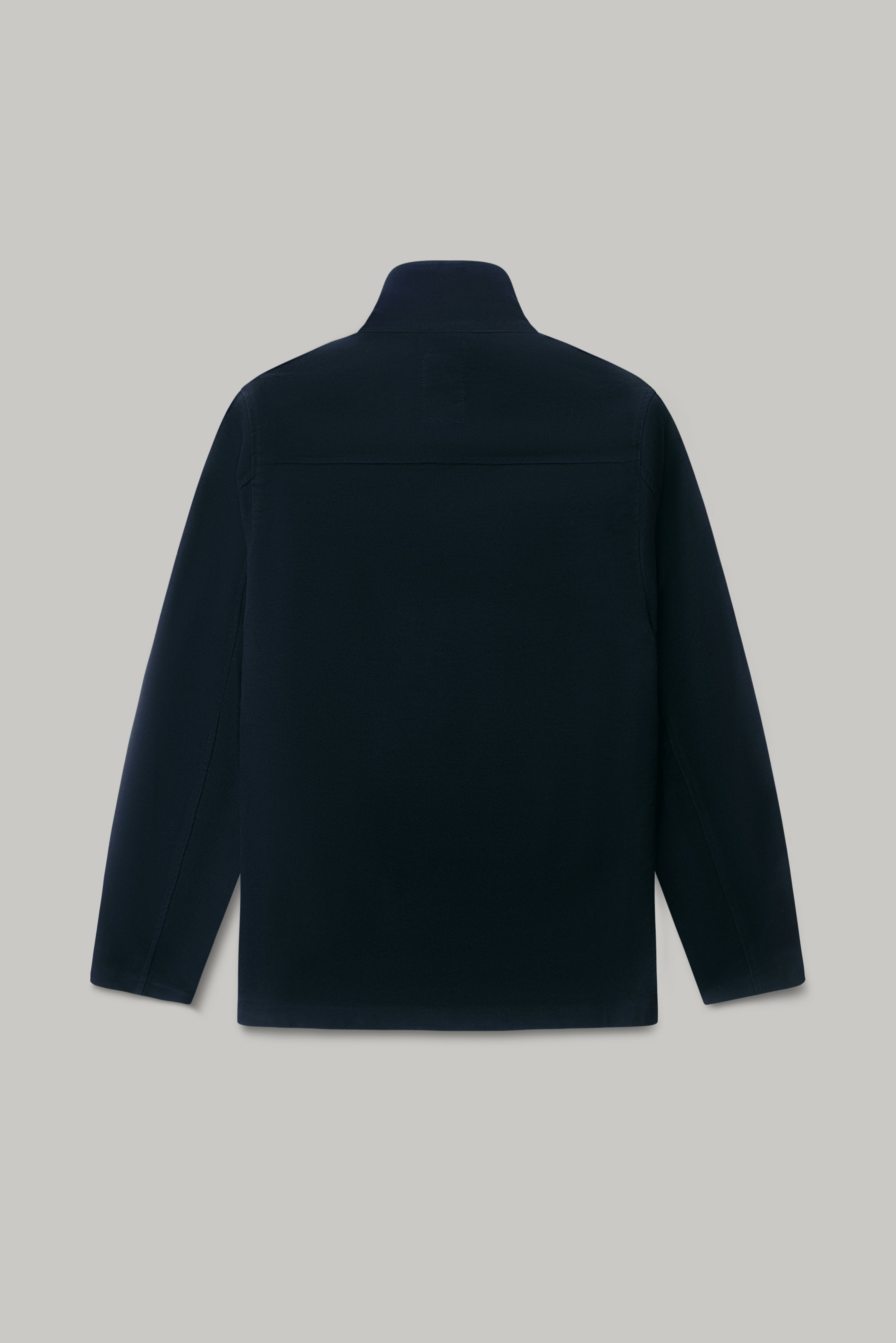 The Freddie Funnel Jacket - Navy Moleskin - Wear London