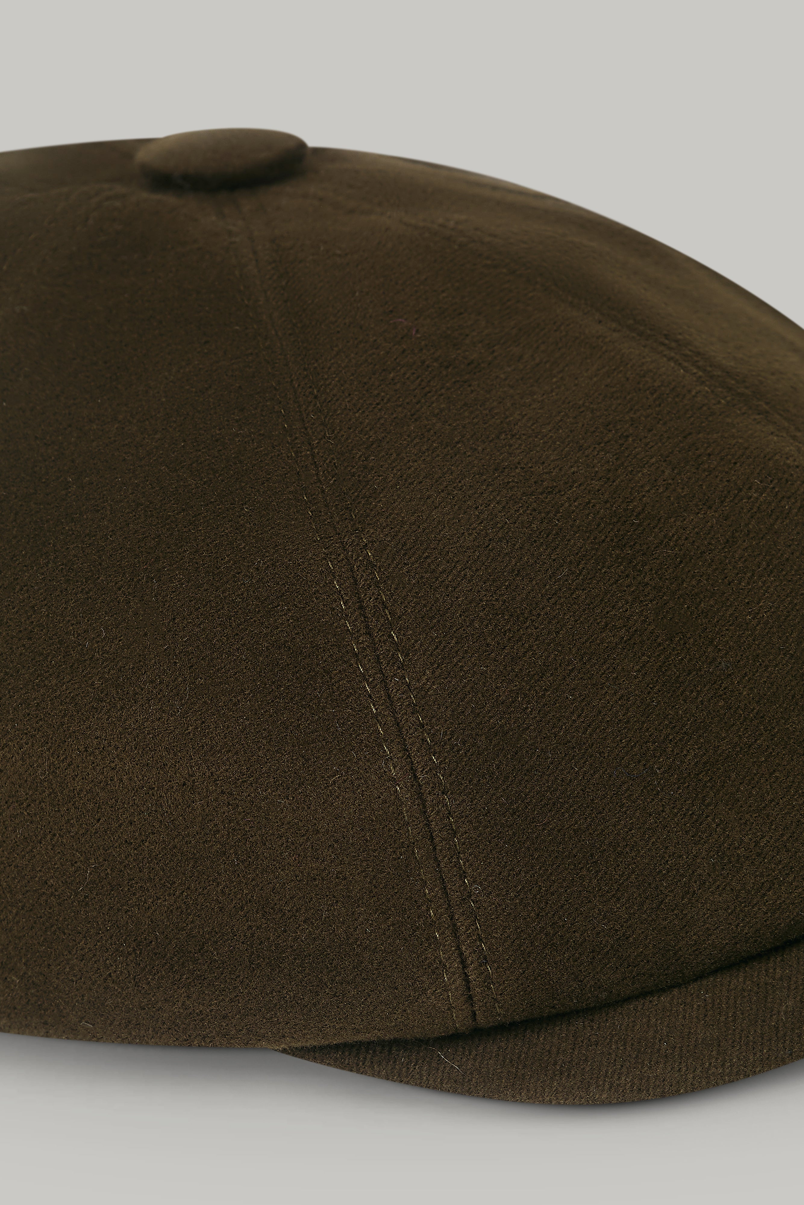 Baker Boy Hat - Olive Moleskin - Wear London