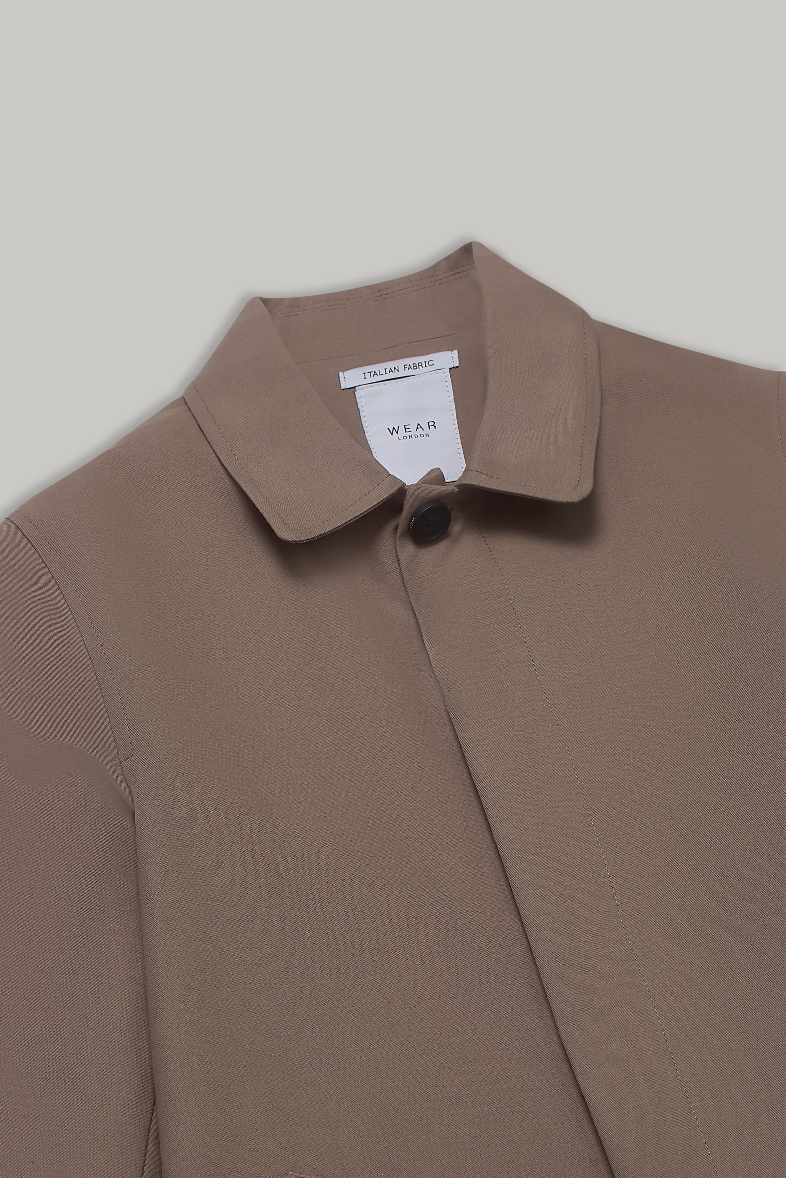 Bank Short Mac Lined -  Cappuccino - Wear London