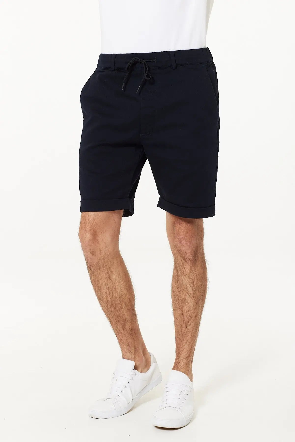 Edgeware Super Flex Shorts - Navy Wear London
